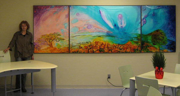 Commission for OHA, Toronto, Ania Biczysko, painting